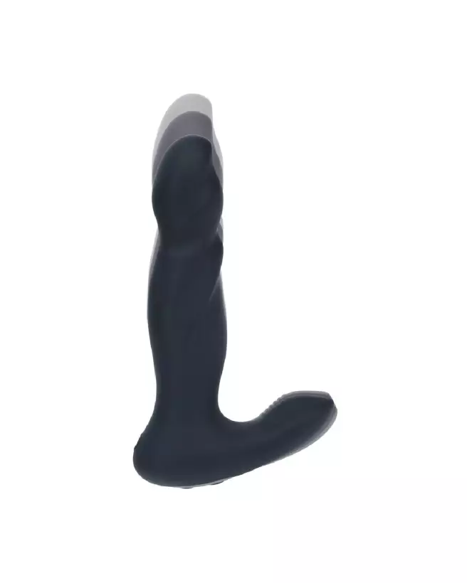 Masseur prostatique vibrant noir en silicone Levelz by Shots-6