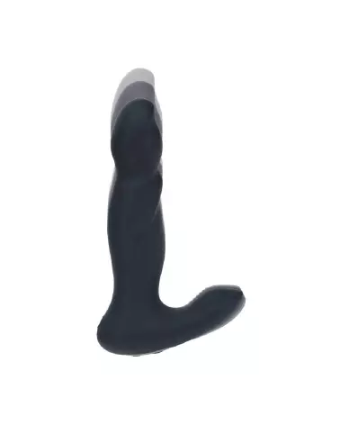 Masseur prostatique vibrant noir en silicone Levelz by Shots-6