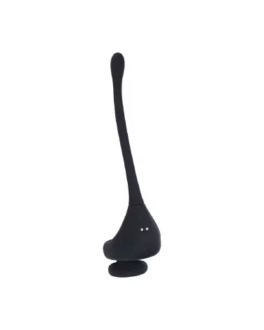 Cockring silicone noir double moteur Levelz by Shots avec stimulateur de prostate-4