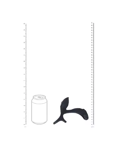 Anneau vibrant en silicone noir Levelz by Shots pour pénis et testicules avec boucle ajustable-6
