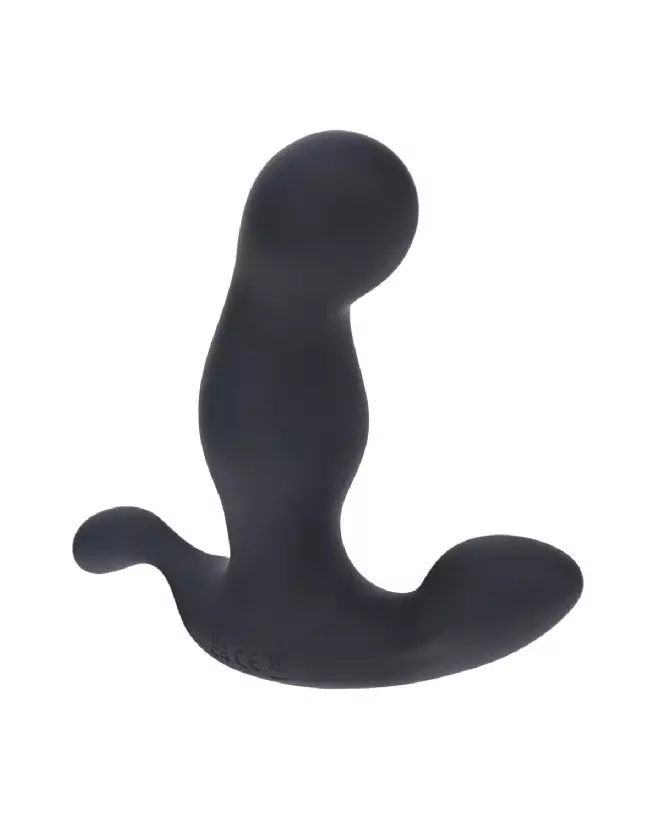 Stimulateur prostatique chauffant vibrant Levelz by Shots silicone noir-3
