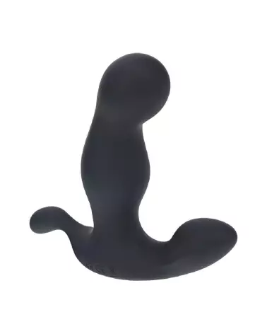 Stimulateur prostatique chauffant vibrant Levelz by Shots silicone noir-3