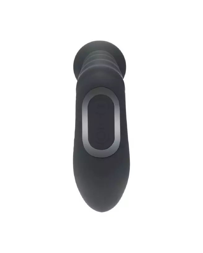 Stimulateur prostatique vibrant chauffant Levelz by Shots en silicone noir-4