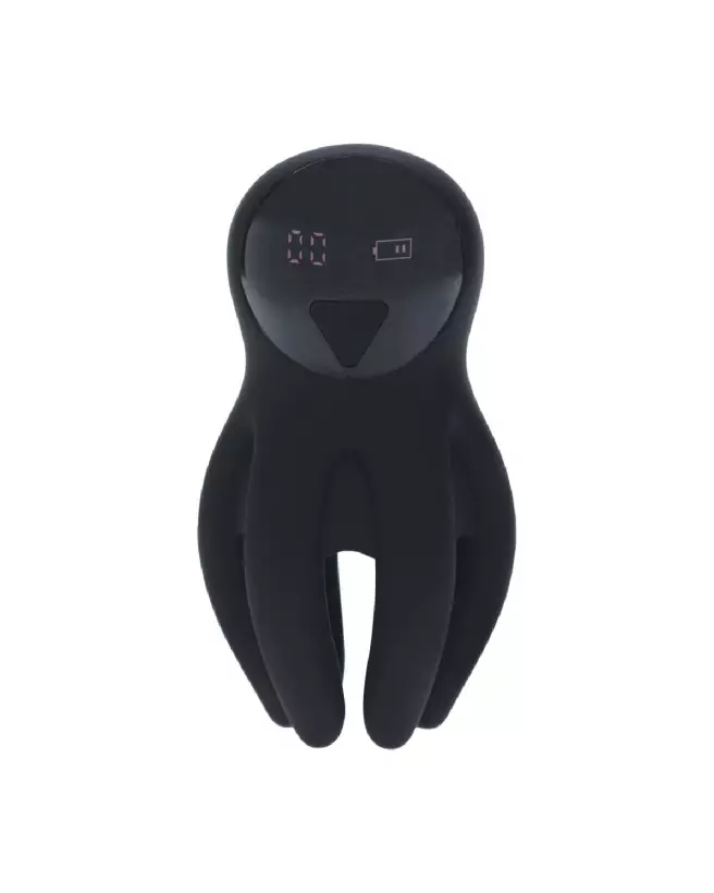 Image du Stimulateur de Tête Vibrant en Silicone Noir Levelz by Shots-3