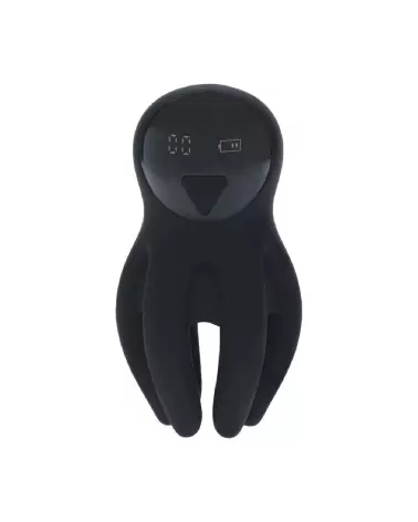 Image du Stimulateur de Tête Vibrant en Silicone Noir Levelz by Shots-3
