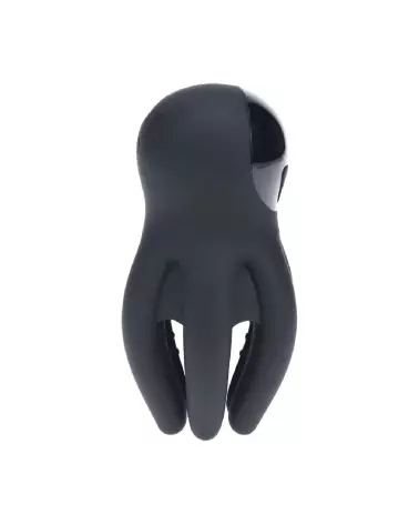 Image du Stimulateur de Tête Vibrant en Silicone Noir Levelz by Shots-4