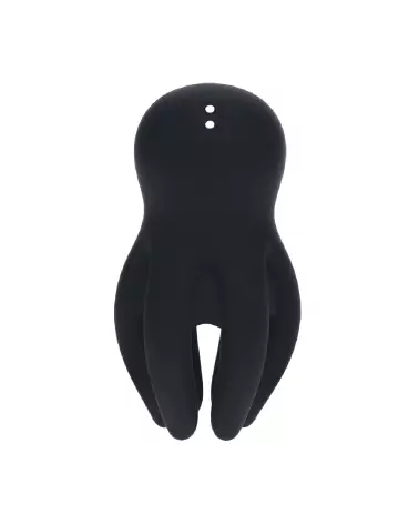 Image du Stimulateur de Tête Vibrant en Silicone Noir Levelz by Shots-5