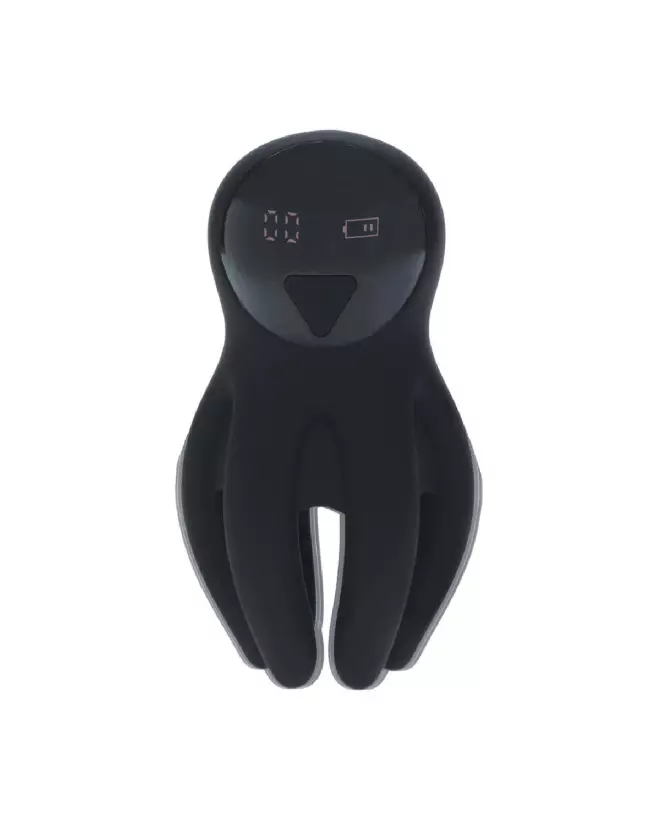 Image du Stimulateur de Tête Vibrant en Silicone Noir Levelz by Shots-6
