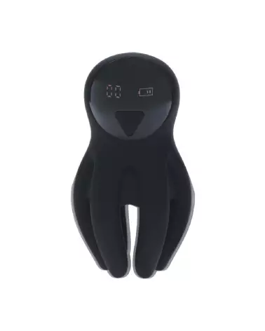 Image du Stimulateur de Tête Vibrant en Silicone Noir Levelz by Shots-6