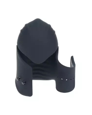 Stimulateur de tête de pénis vibrant noir Levelz by Shots en silicone ajustable-3