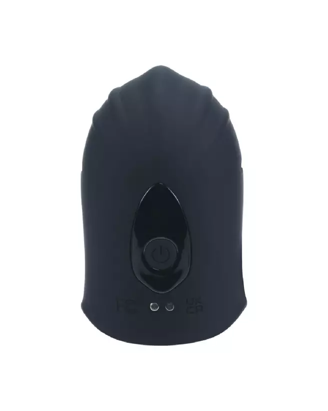 Stimulateur de tête de pénis vibrant noir Levelz by Shots en silicone ajustable-5