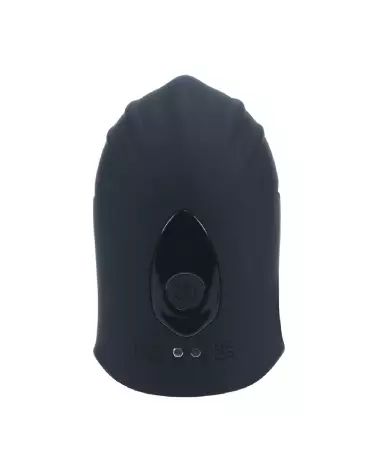 Stimulateur de tête de pénis vibrant noir Levelz by Shots en silicone ajustable-5