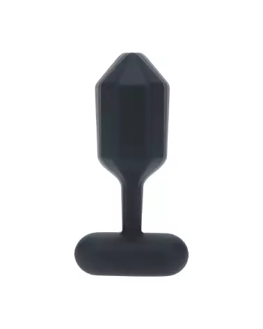 Image du Plug Anal Vibrant Hexagonal en Silicone Noir de Levelz by Shots-4