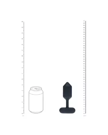 Image du Plug Anal Vibrant Hexagonal en Silicone Noir de Levelz by Shots-5