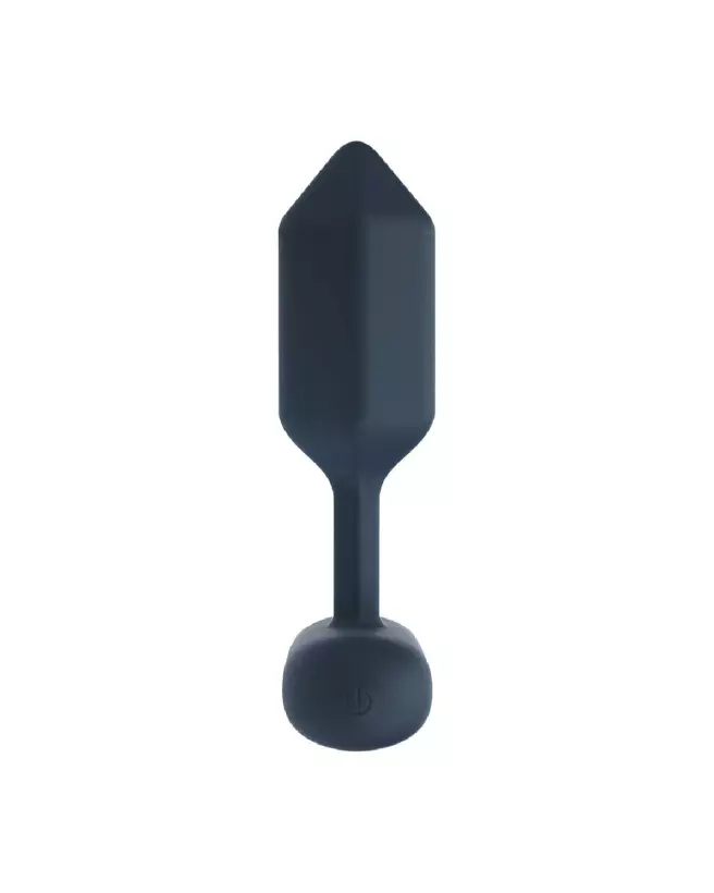 Plug anal vibrant hexagonal en silicone noir Levelz by Shots-3