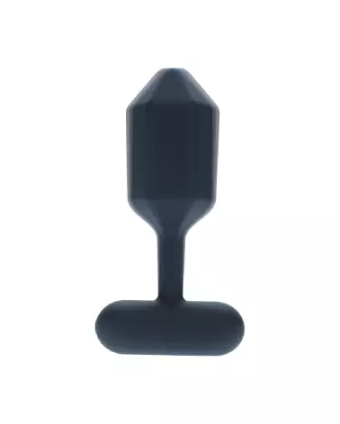 Plug anal vibrant hexagonal en silicone noir Levelz by Shots-6
