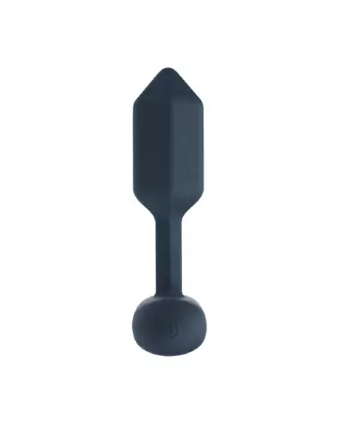 Plug anal vibrant hexagonal Levelz en silicone noir taille S-3