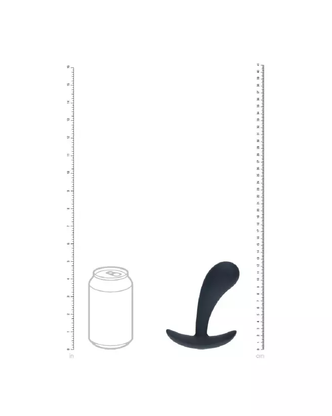 Image du Stimulateur Prostatique Vibrant Levelz en Silicone Noir Taille M-6