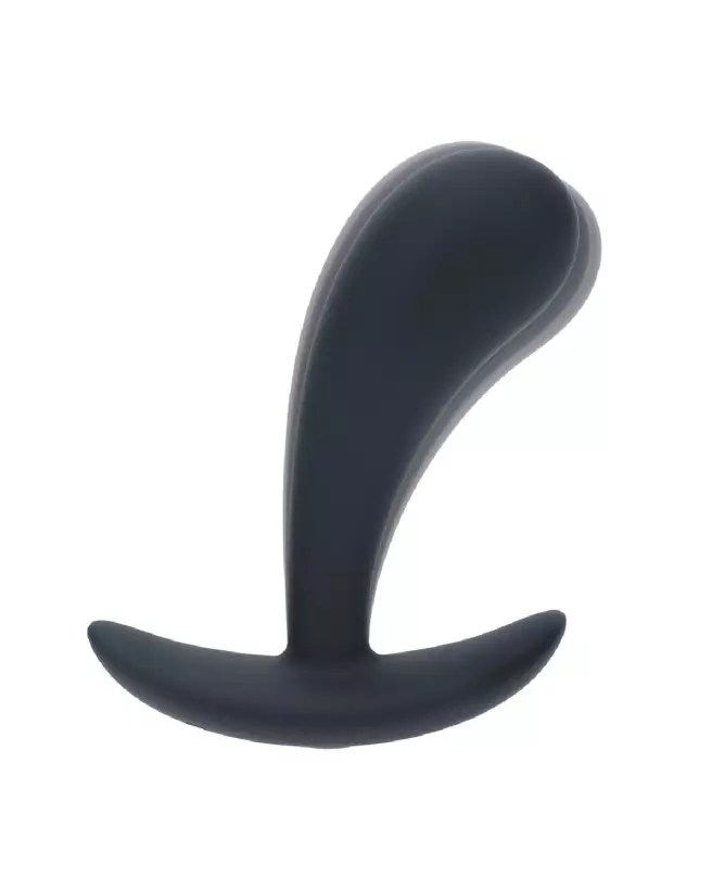 Stimulateur prostatique vibrant en silicone noir de Levelz by Shots-5