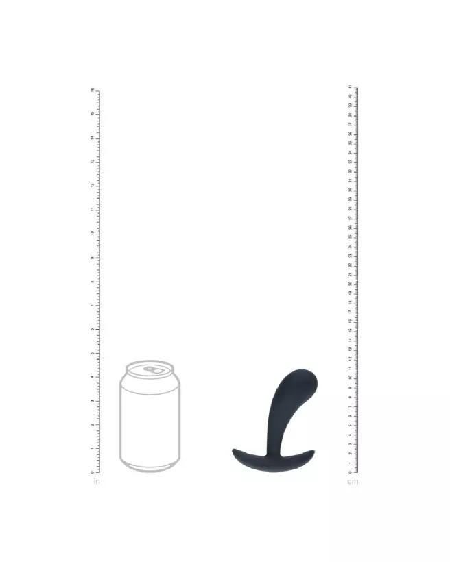 Stimulateur prostatique vibrant en silicone noir de Levelz by Shots-6