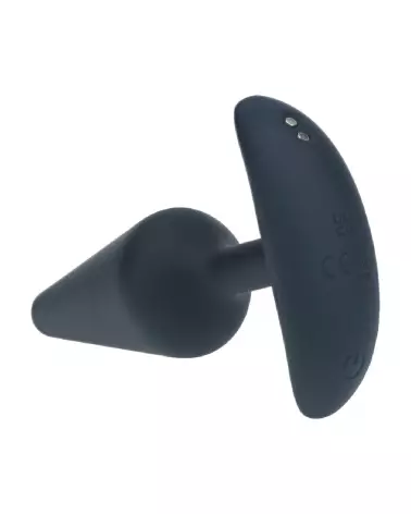 Plug anal vibrant en silicone noir taille moyenne de Levelz by Shots pour plaisir intensifié-3