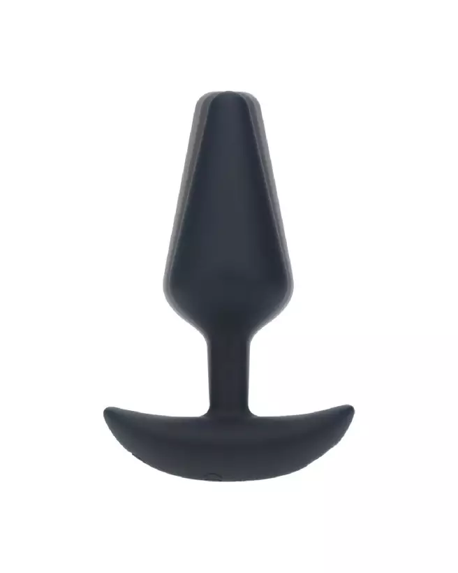 Plug anal vibrant en silicone noir taille moyenne de Levelz by Shots pour plaisir intensifié-4