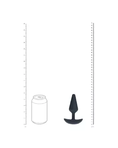Plug anal vibrant en silicone noir taille moyenne de Levelz by Shots pour plaisir intensifié-5