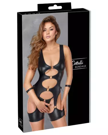 Image de guêpière Basque Bondage par Cottelli, lingerie de séduction élégante et ajustable-1