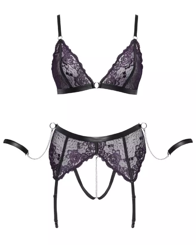 Photo de l'ensemble Bra Set Bondage de Cottelli BONDAGE, élégant et provocateur-7