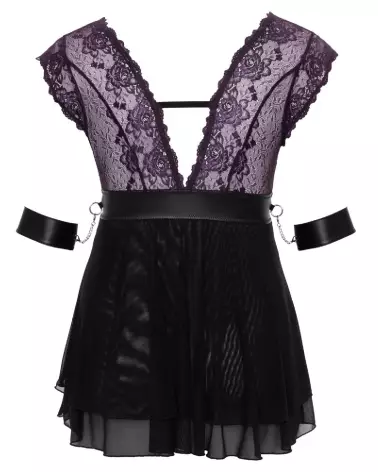 Nuisette Babydoll Bond de Cottelli BONDAGE en lingerie sexy et confortable-7