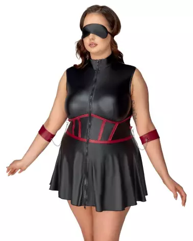 Robe Dress Bodice Cottelli BONDAGE élégante et sexy-2