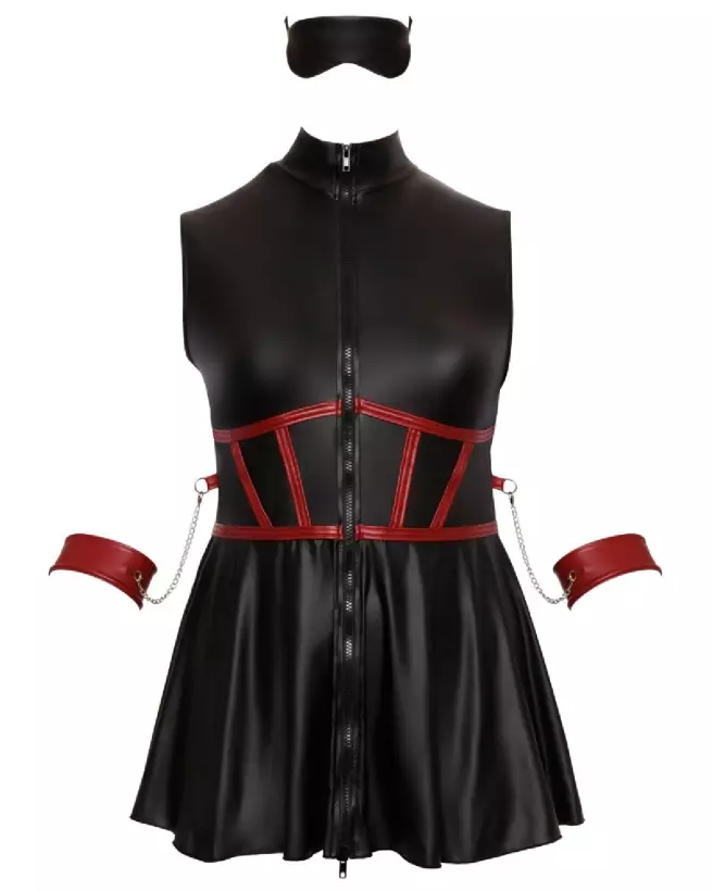 Robe Dress Bodice Cottelli BONDAGE élégante et sexy-5