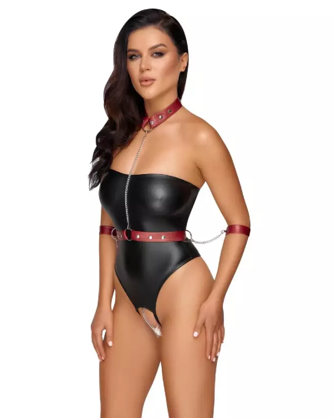 Tubebody Bondage Cottelli BONDAGE en résille pour femme-4