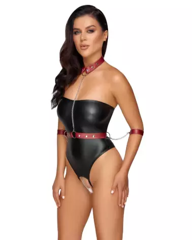 Tubebody Bondage Cottelli BONDAGE en résille pour femme-4
