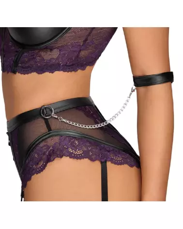Image de l'ensemble Quarter Cup Bondage par Cottelli BONDAGE, lingerie séduction et luxe-7