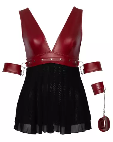 Image Babydoll Bondage de Cottelli BONDAGE, Nuisette Sexy en Dentelle-6