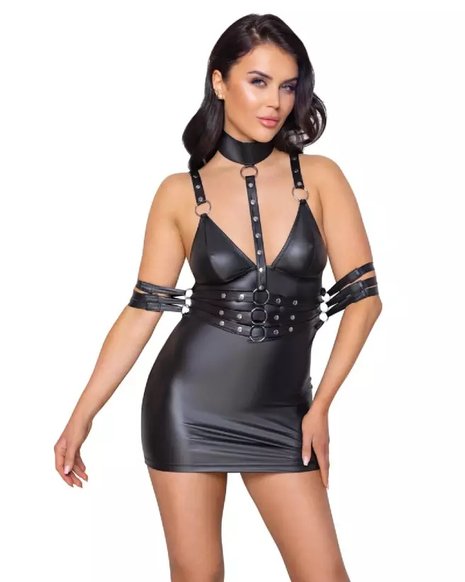 Robe Bondage Sexy de Cottelli pour un look audacieux et élégant-2