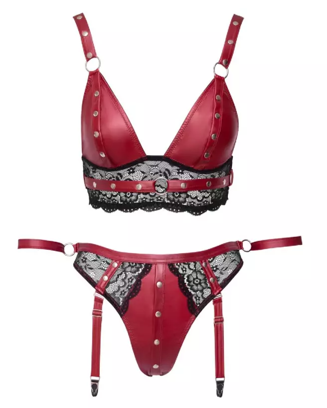 Photo de l'ensemble Bra Set Bondage Cottelli BONDAGE, lingerie fine et élégante-6