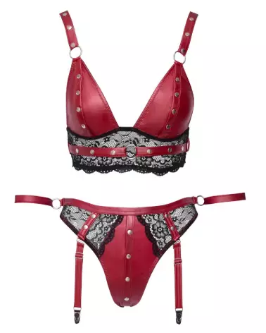 Photo de l'ensemble Bra Set Bondage Cottelli BONDAGE, lingerie fine et élégante-6