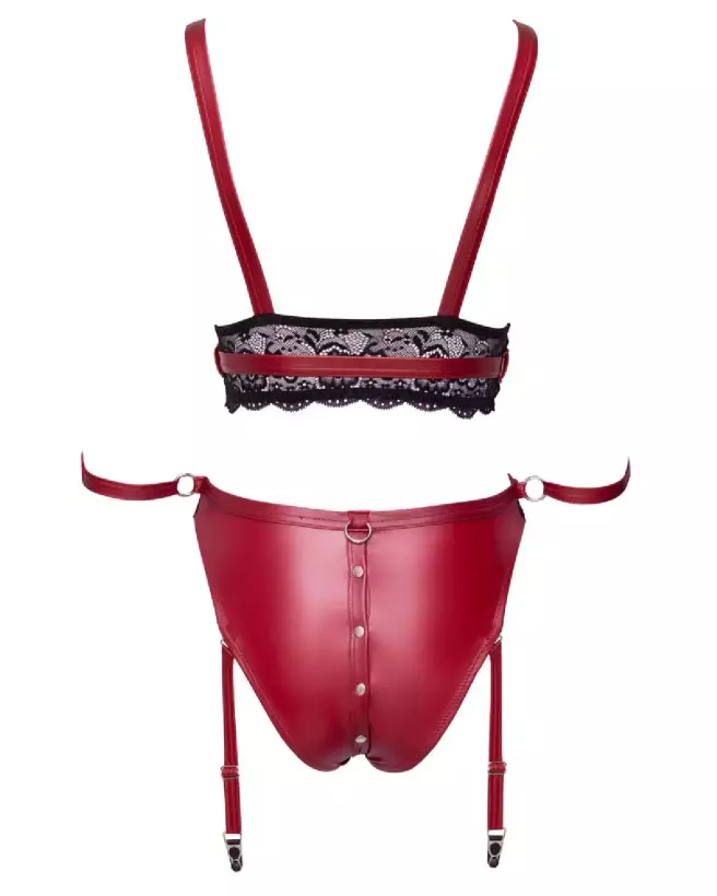Photo de l'ensemble Bra Set Bondage Cottelli BONDAGE, lingerie fine et élégante-7