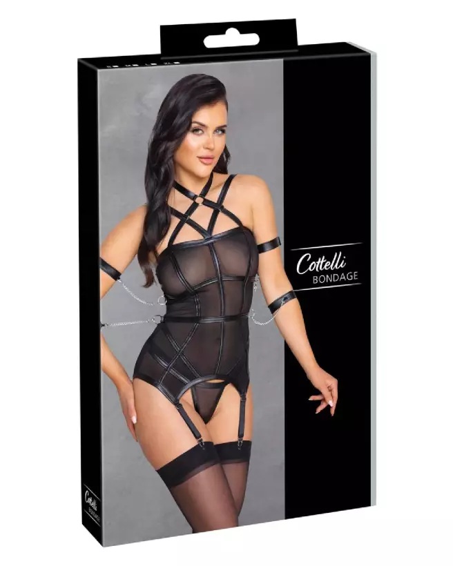 Image du Basque Bondage par Cottelli BONDAGE, guêpière séduisante et sophistiquée-1