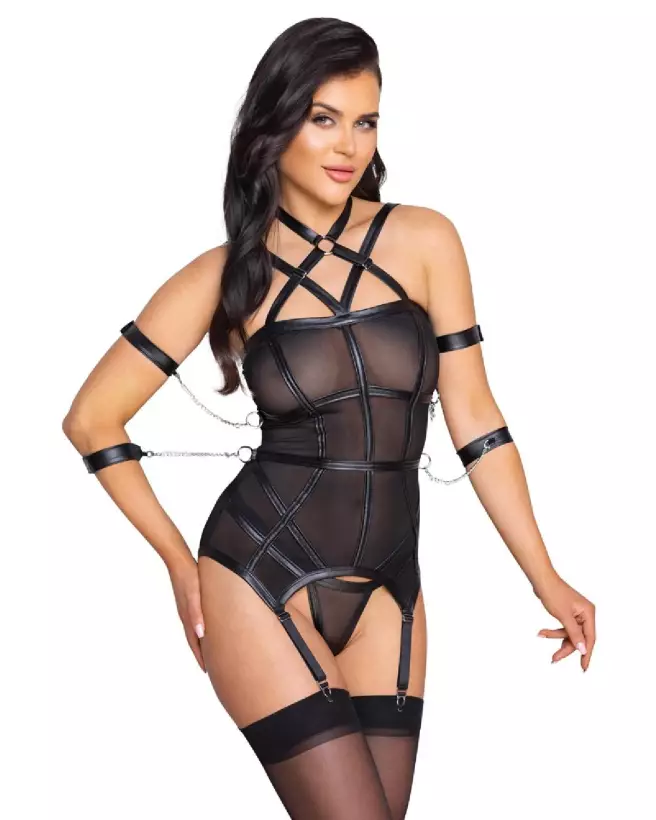 Image du Basque Bondage par Cottelli BONDAGE, guêpière séduisante et sophistiquée-4