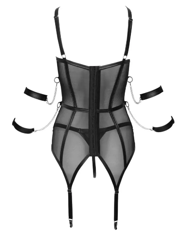 Image du Basque Bondage par Cottelli BONDAGE, guêpière séduisante et sophistiquée-7