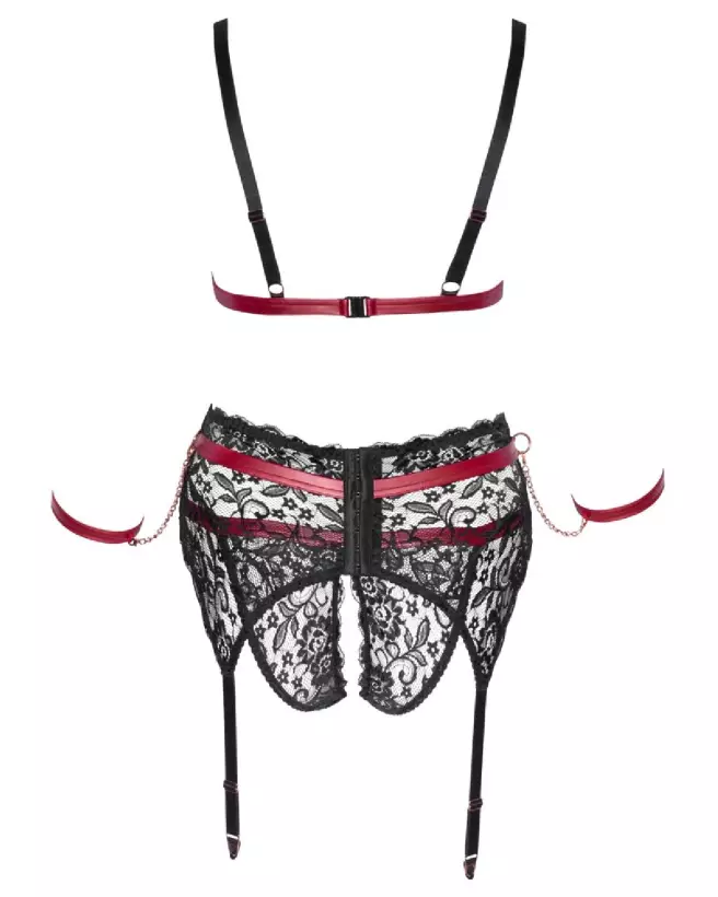 Photo du Bra Set Bondage Cottelli, ensemble de lingerie élégant et séduisant-7
