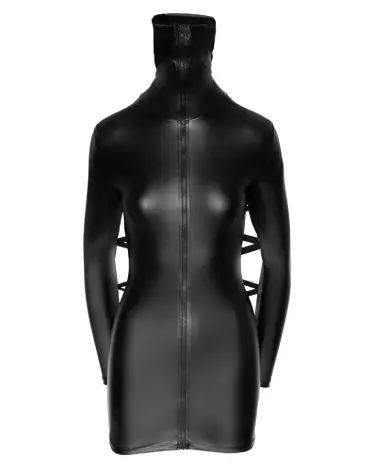 Robe noire sexy Cottelli Bondage élégante pour soirée-7
