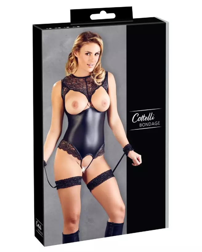 Body Garters Cottelli BONDAGE - Lingerie Érotique de Luxe-1