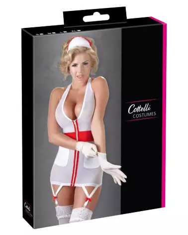 Costume d'infirmière sexy par Cottelli COSTUMES pour soirée thématique et jeu de rôle-1