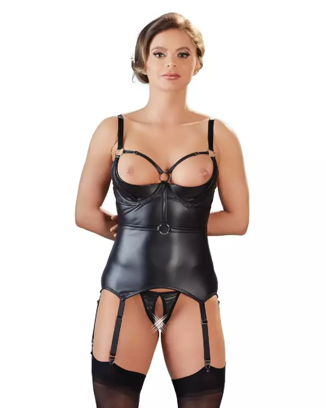 Cami Suspender Bondage de Cottelli en guêpière élégante-2