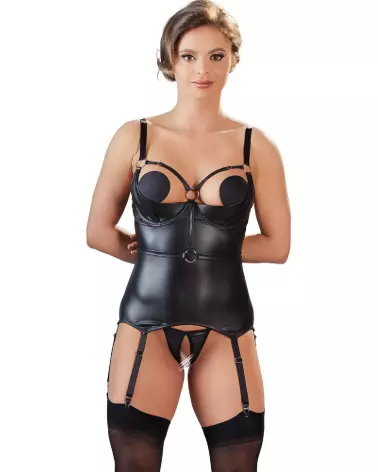 Cami Suspender Bondage de Cottelli en guêpière élégante-7