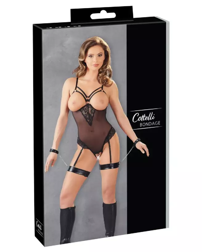 Image du Body Open de Cottelli BONDAGE, lingerie sexy et élégante-1